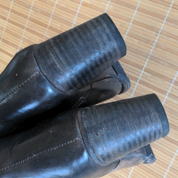 Bedstu sustainable brown leather ankle boots, size 8 - Picture 7 of 15